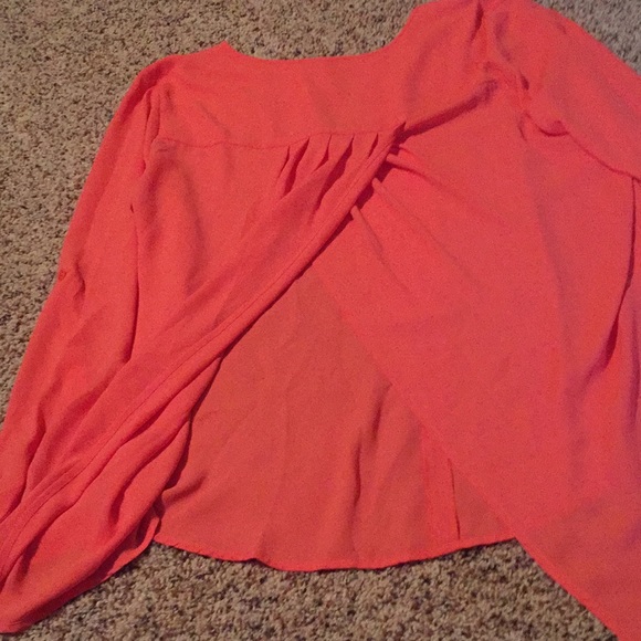 Orange Tangerine SZ 10 Shirt Tunic Large L - Picture 5 of 5